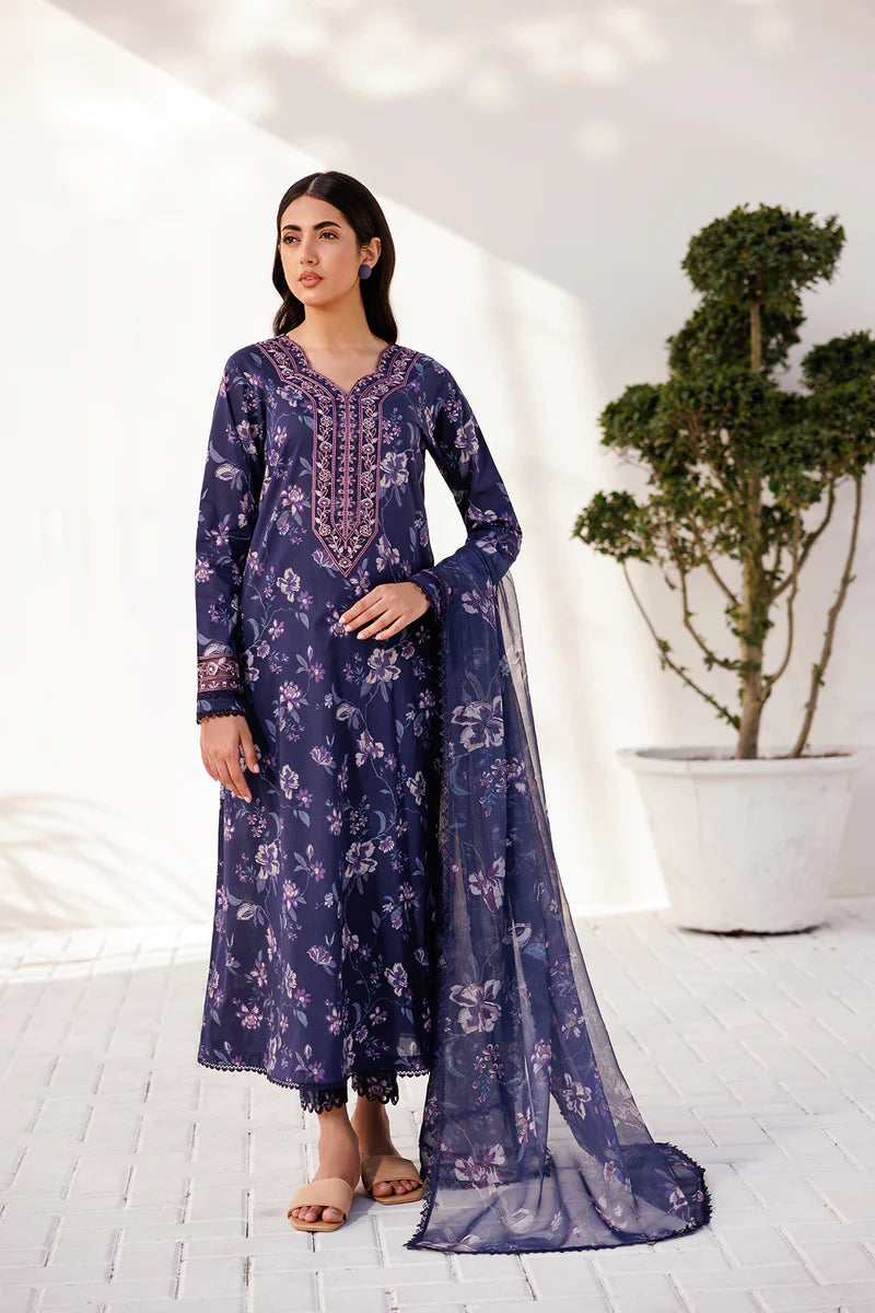 FARASHA - 3PC UNSTITCHED LAWN