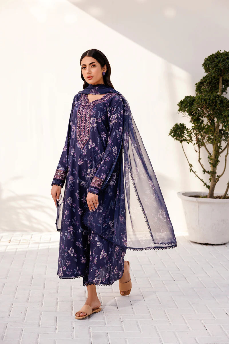 FARASHA - 3PC UNSTITCHED LAWN