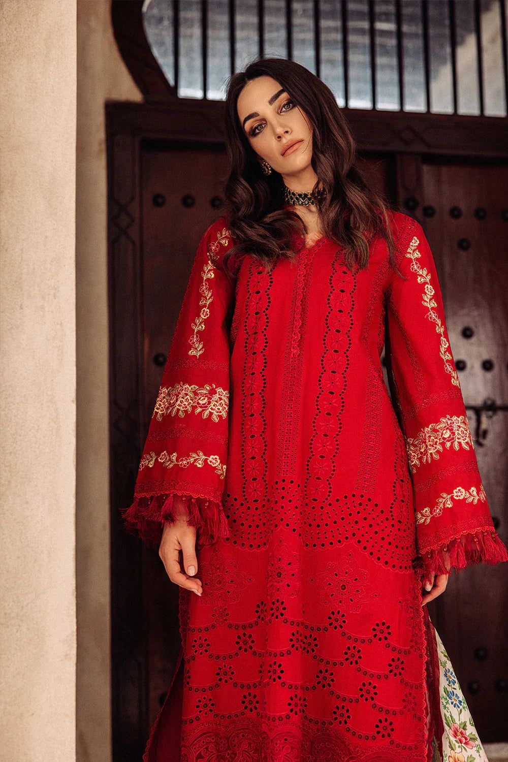 SAIRA RIZWAN LUXARY PERT 3pc Summer Casual Collection  Code:1006