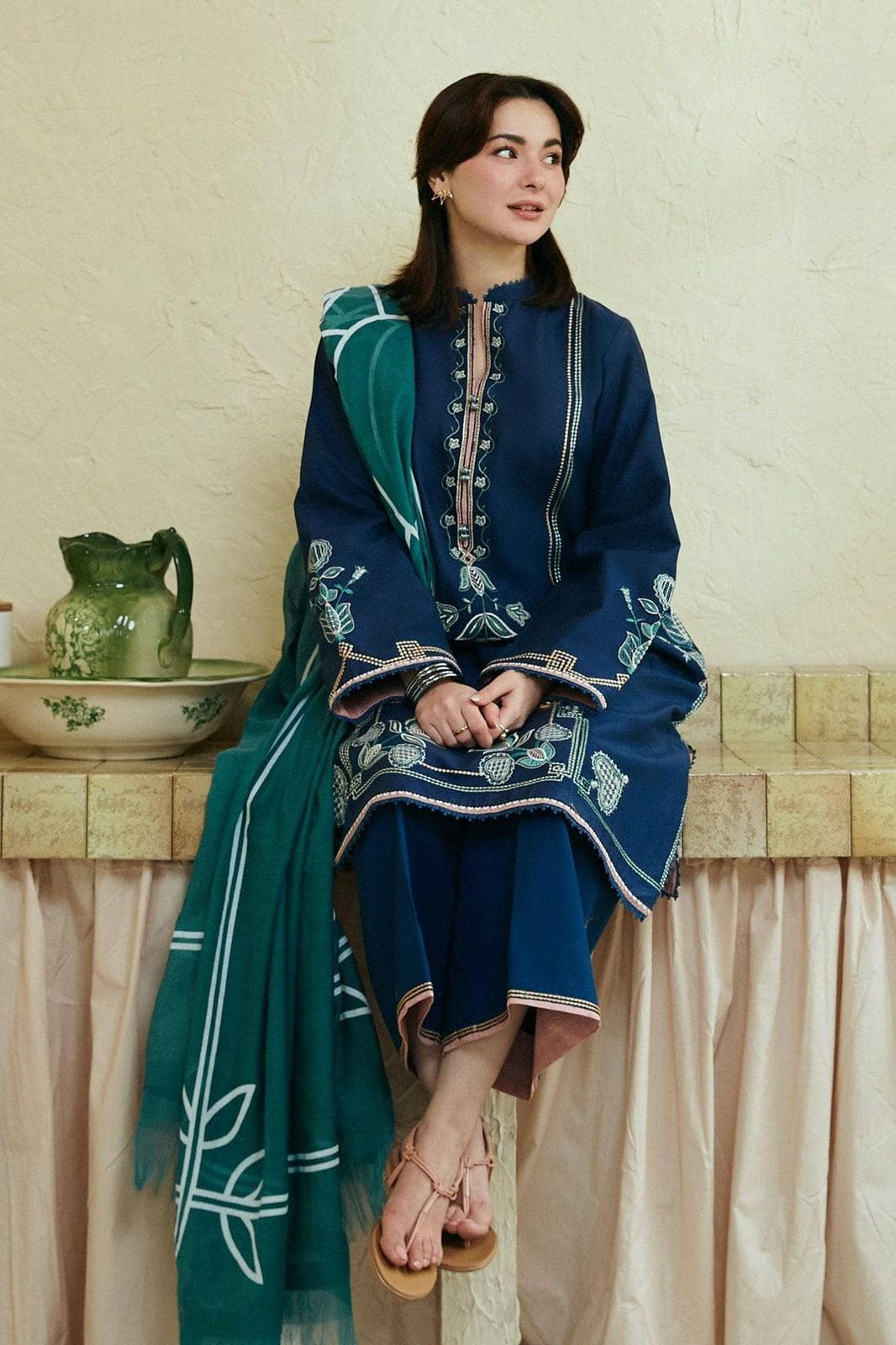 ZARA SHAHJHAN 3pc Summer Casual Collection  Code:FF003