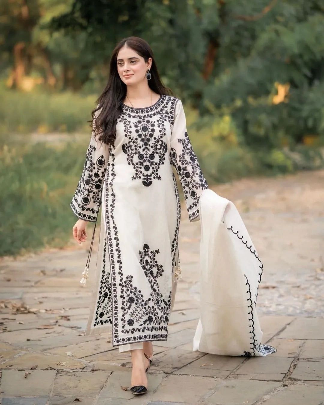 ZARA SHAHJHAN 3pc Summer Casual Collection  Code:1028