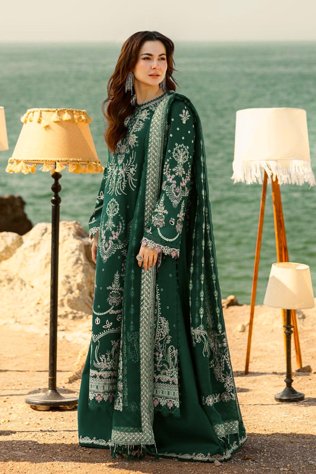 QALAMKAR 3pc Summer Casual Collection  Code:1001az