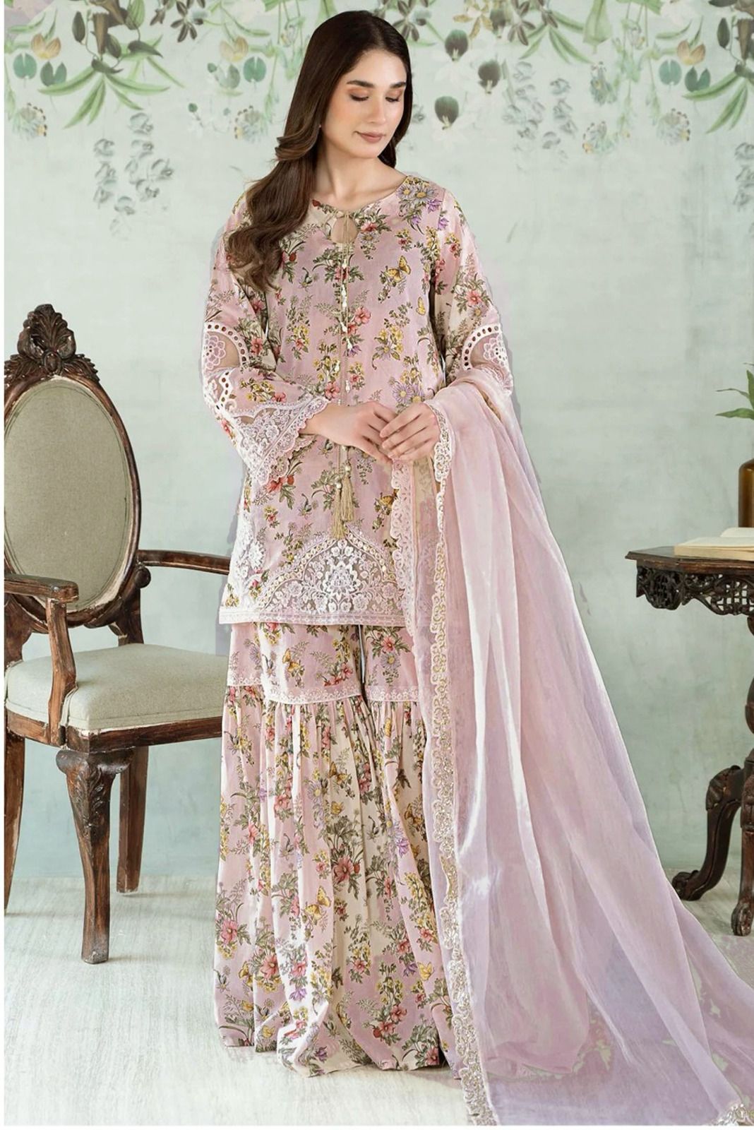 Rosella Digital Printed Lawn Unstitched 3pc suit 003